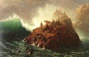 Seal Rock Albert Bierstadt